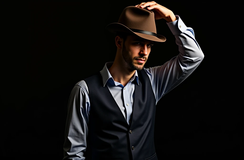 Man with a hat