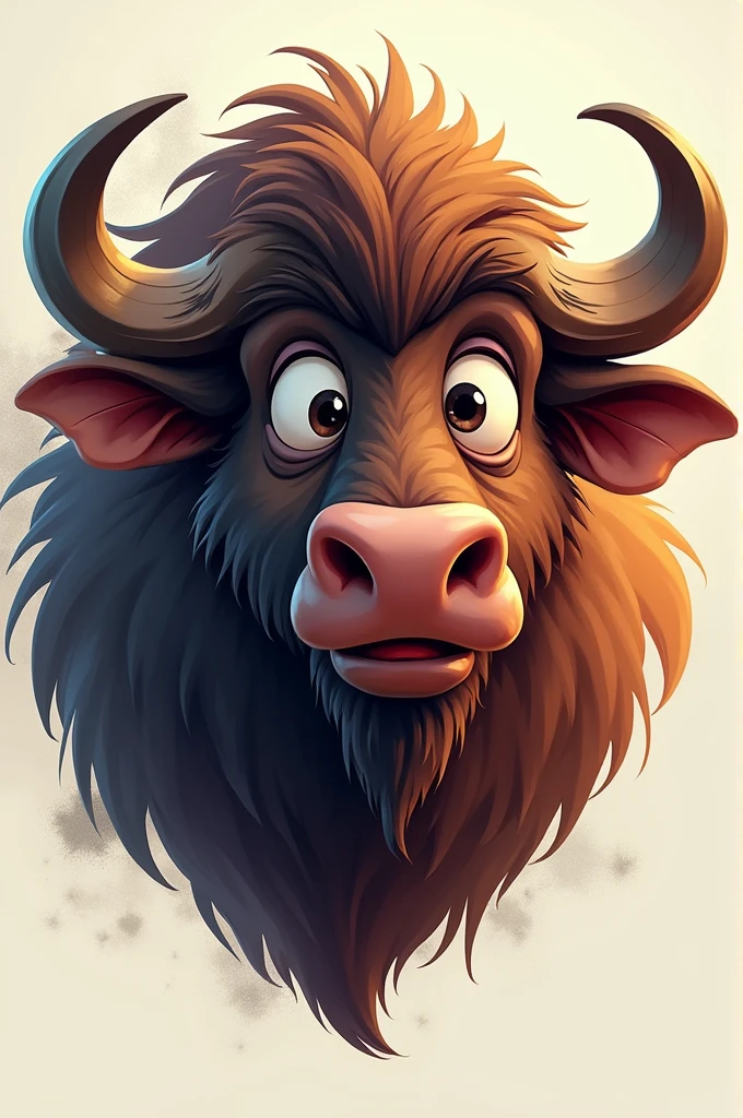 Animated Buffalo Head