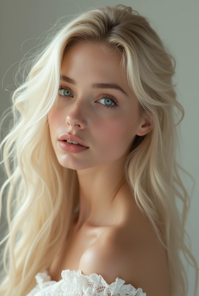 A white blonde Russian girl