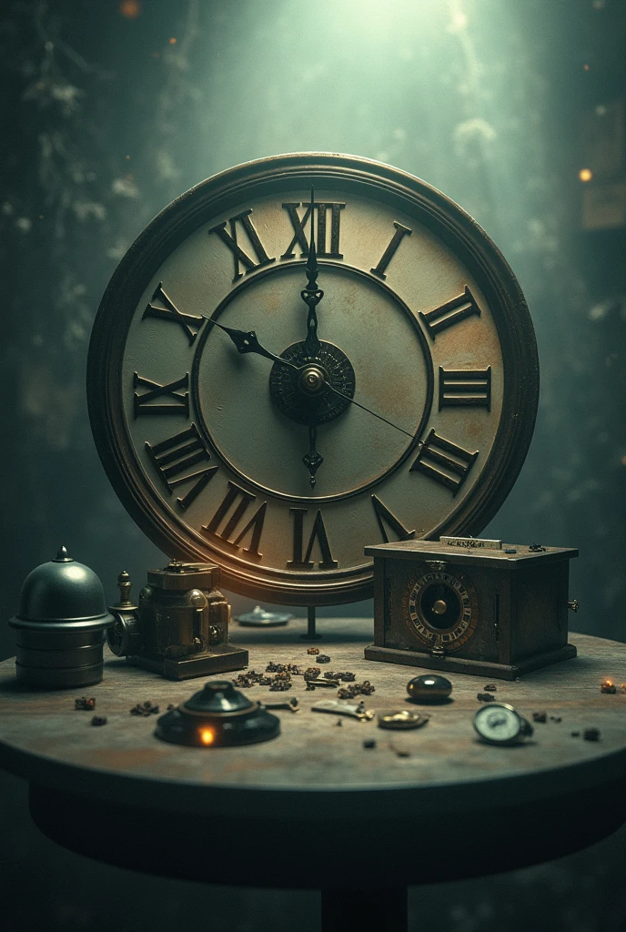 Album de musica , ilm , clock ,