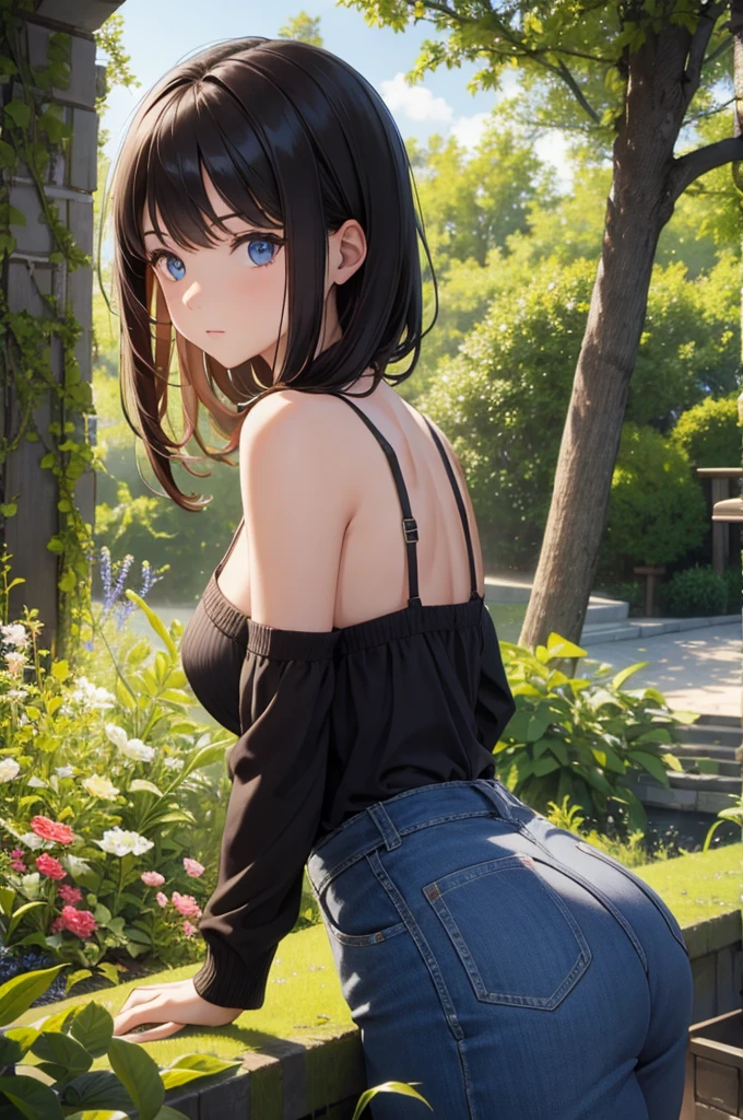 looking to the side