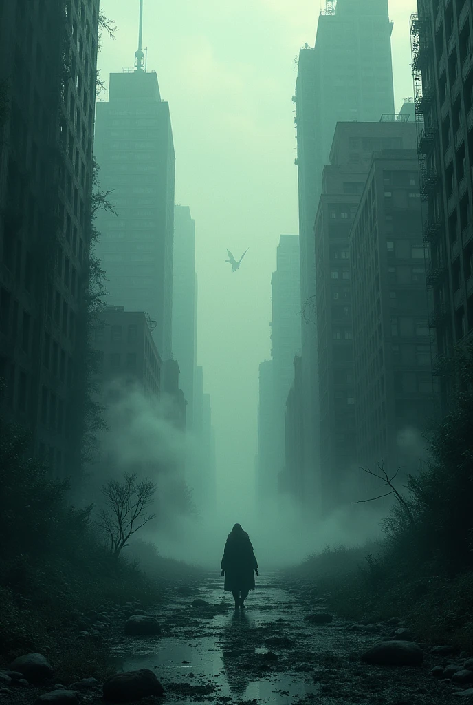 Crea una copertina per il mio libro. Scrivi il titolo "Ghost Cities".