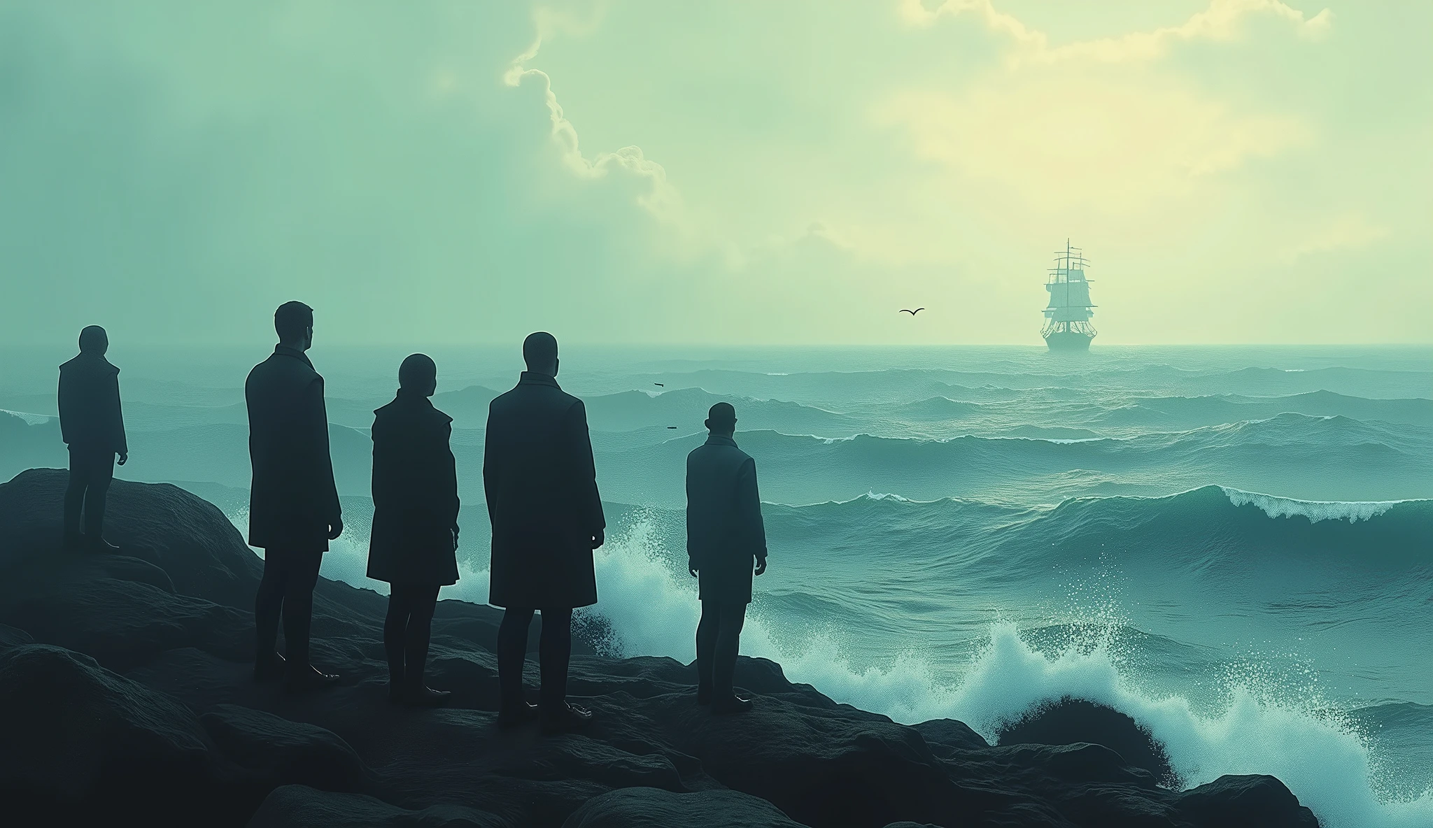 All men will be sailors untill the sea shall free them