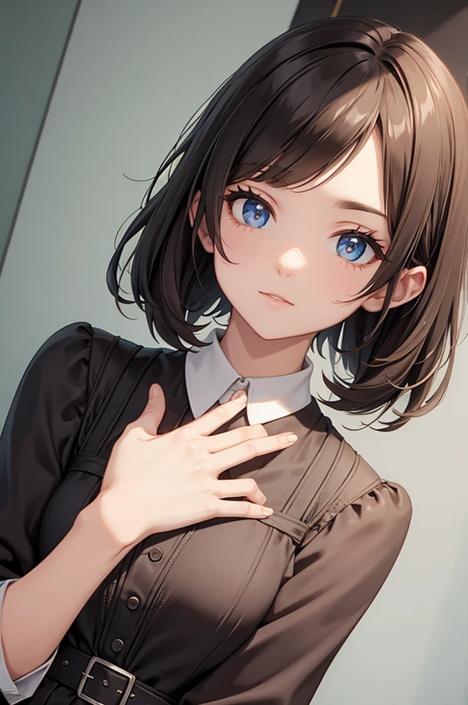 looking at hand