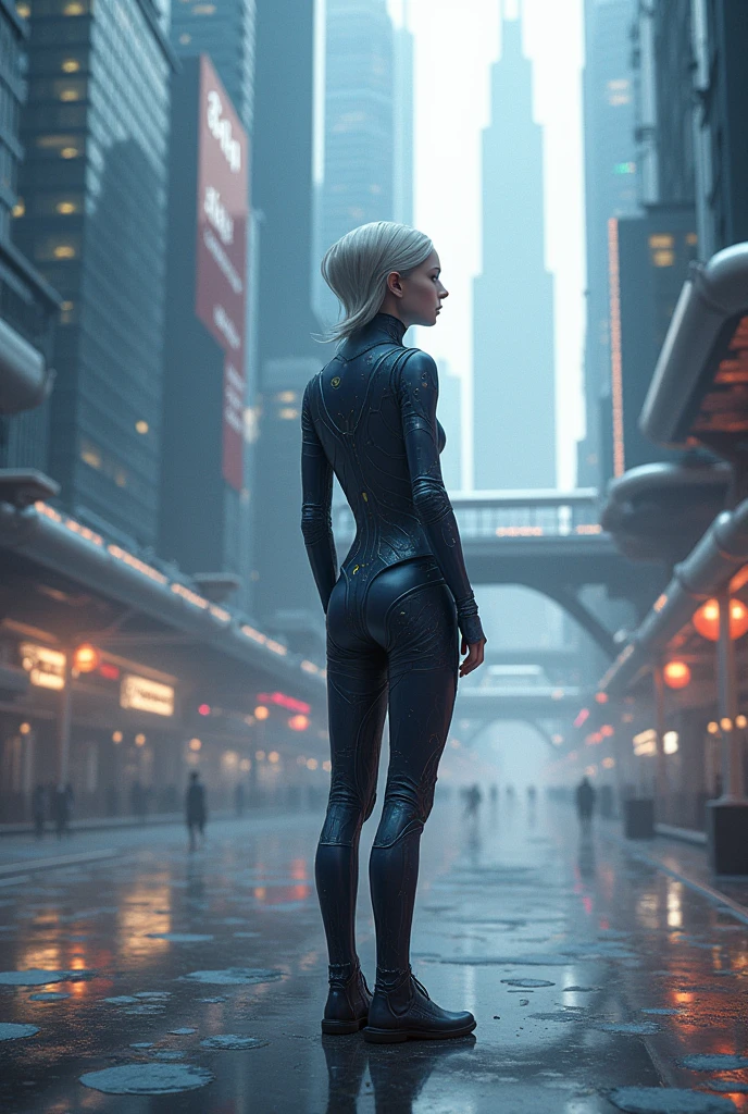 Image réaliste et futuriste mais plus dans le monde de maintenant 