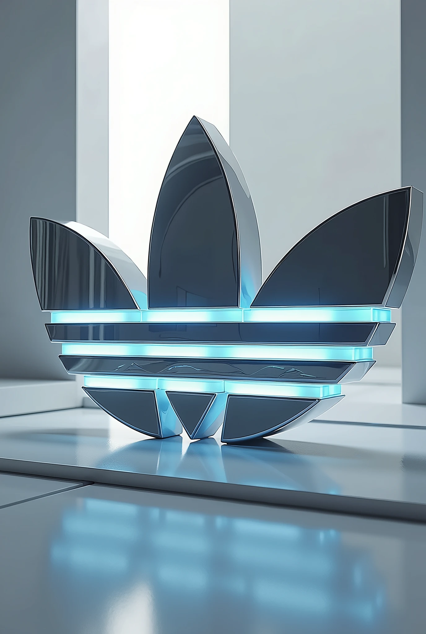 Futuristic Adidas logo to draw 