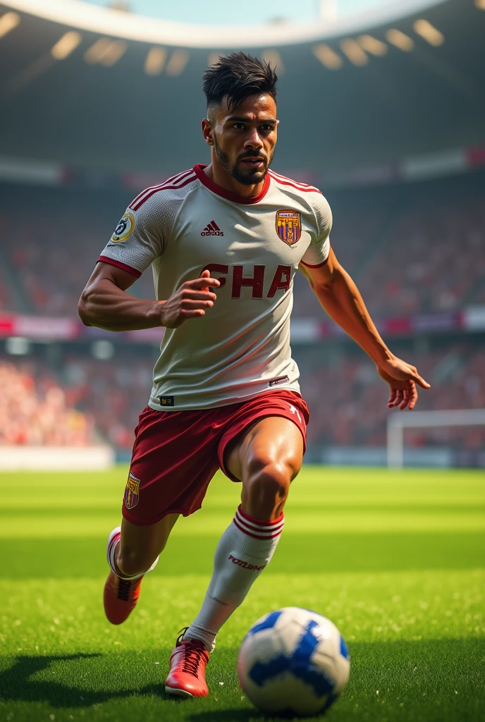 Create a soccer player, bonitas, male 