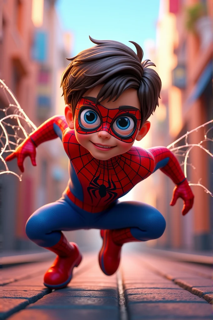 Spiderman boy 3D with Dilan letters