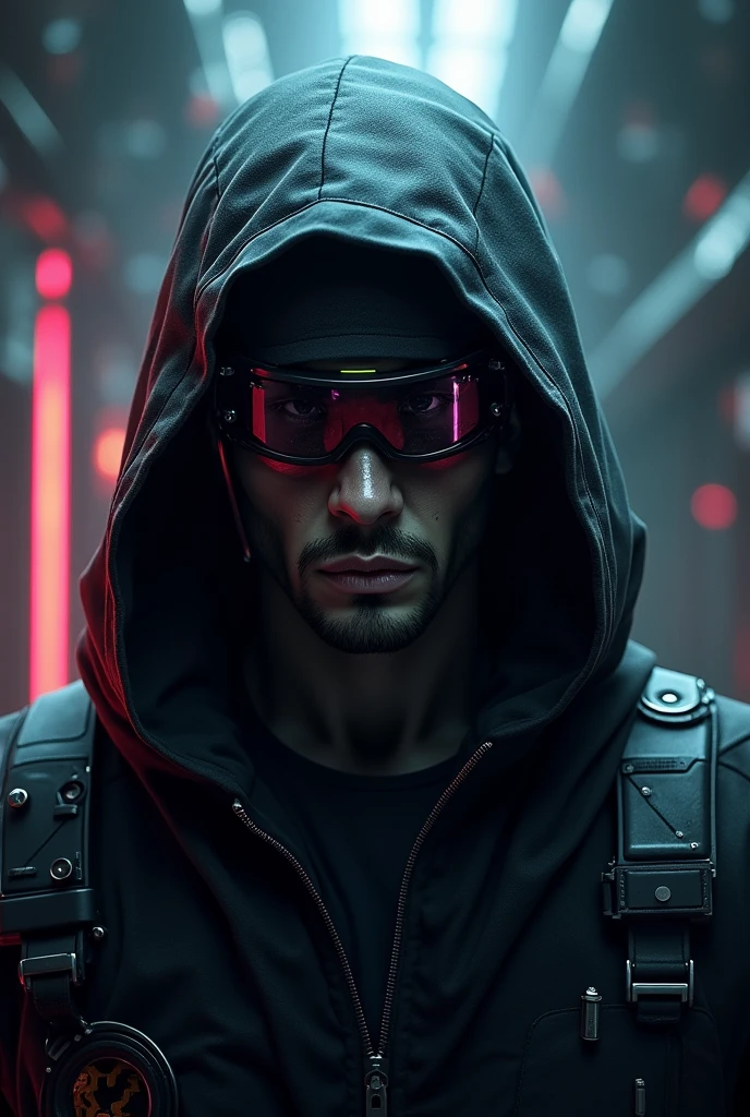 Create an image of the character Cypher from the game Valorant