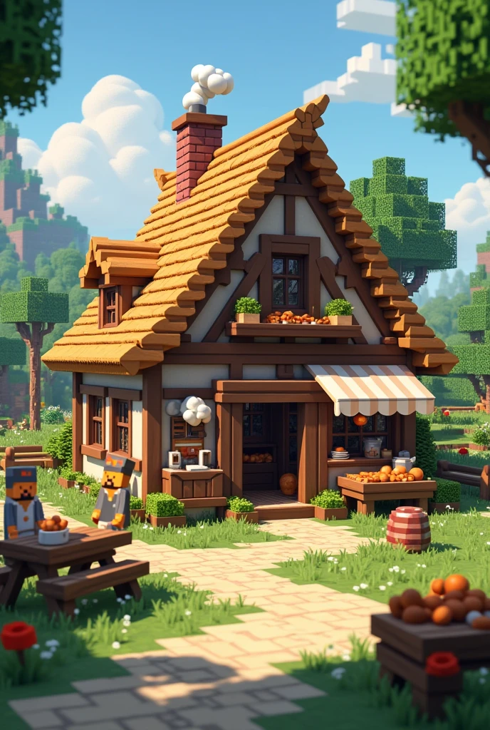 A bakery in Minecraft size 16:9