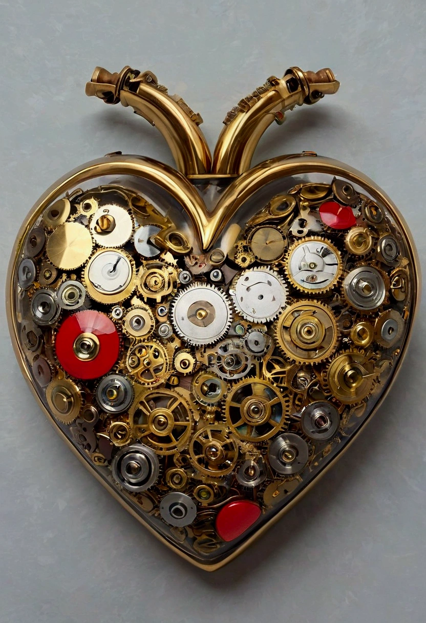 Steampunk Unique Heart, Pop-Art, Graffiti