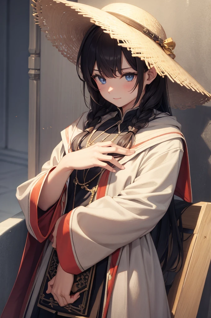 looking at hand
