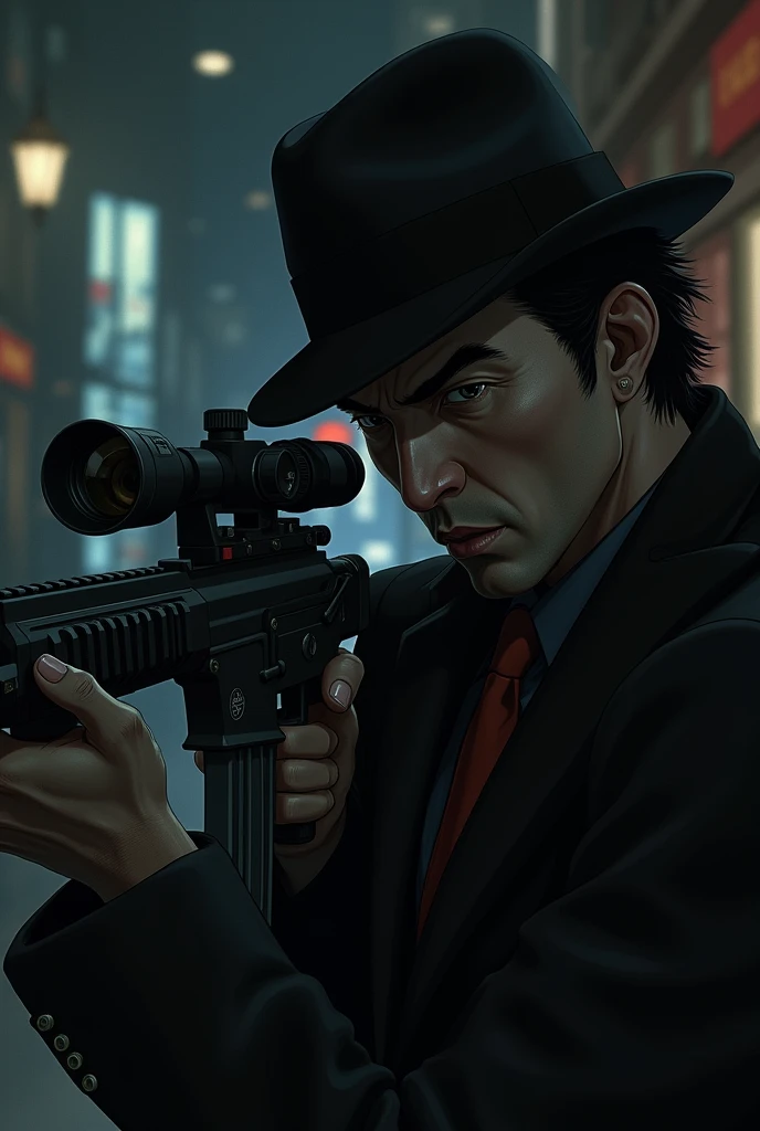 Golgo 13-like scene