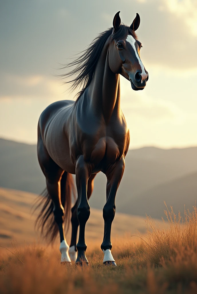 a horse 