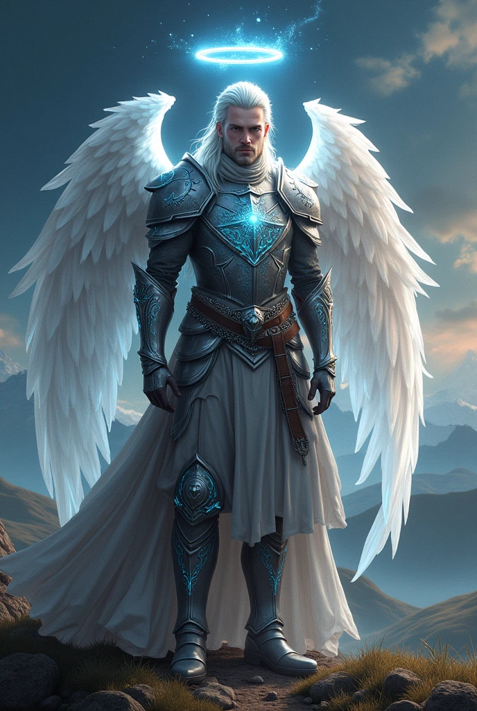 Alistair from Dragon Age as aasimar from Pathfinder