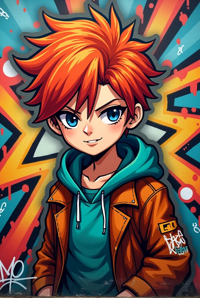 ‚Graffiti-Art ginger‘