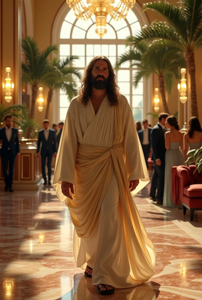 Jesus of Nazareth goes to the most expensive hotel in Miami 
