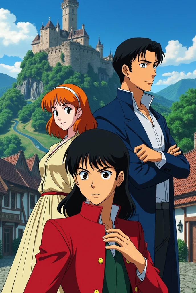 Anime characters from the anime The Castle of Cagliostro