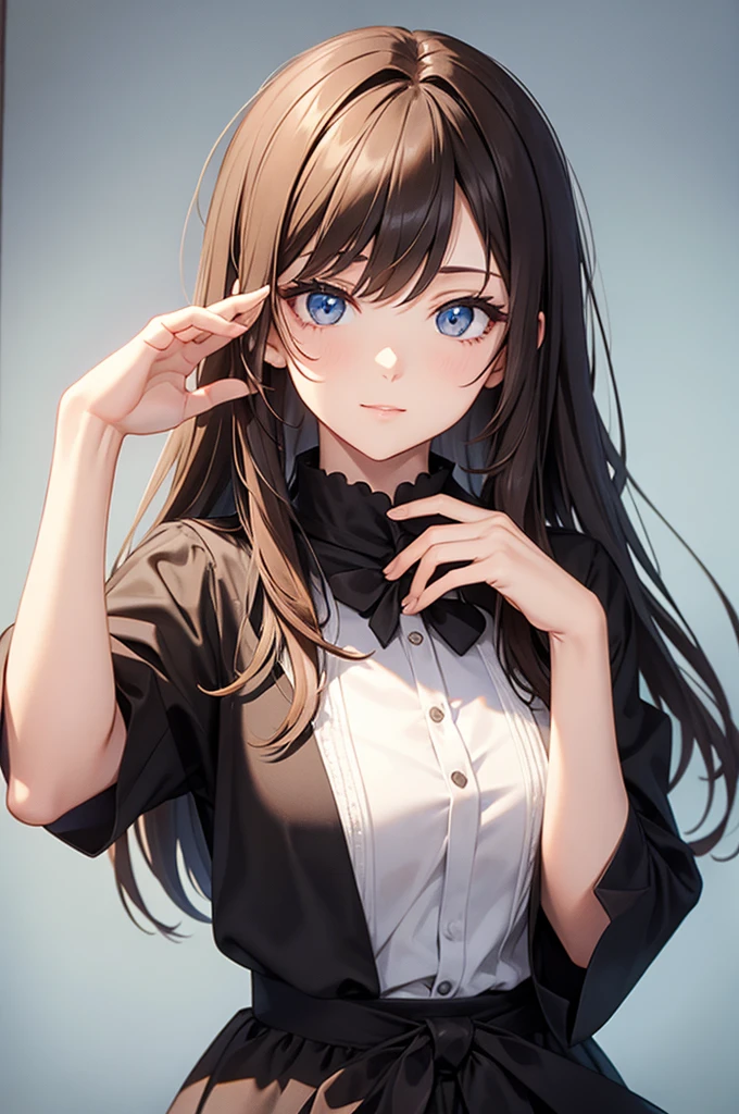 looking at hand