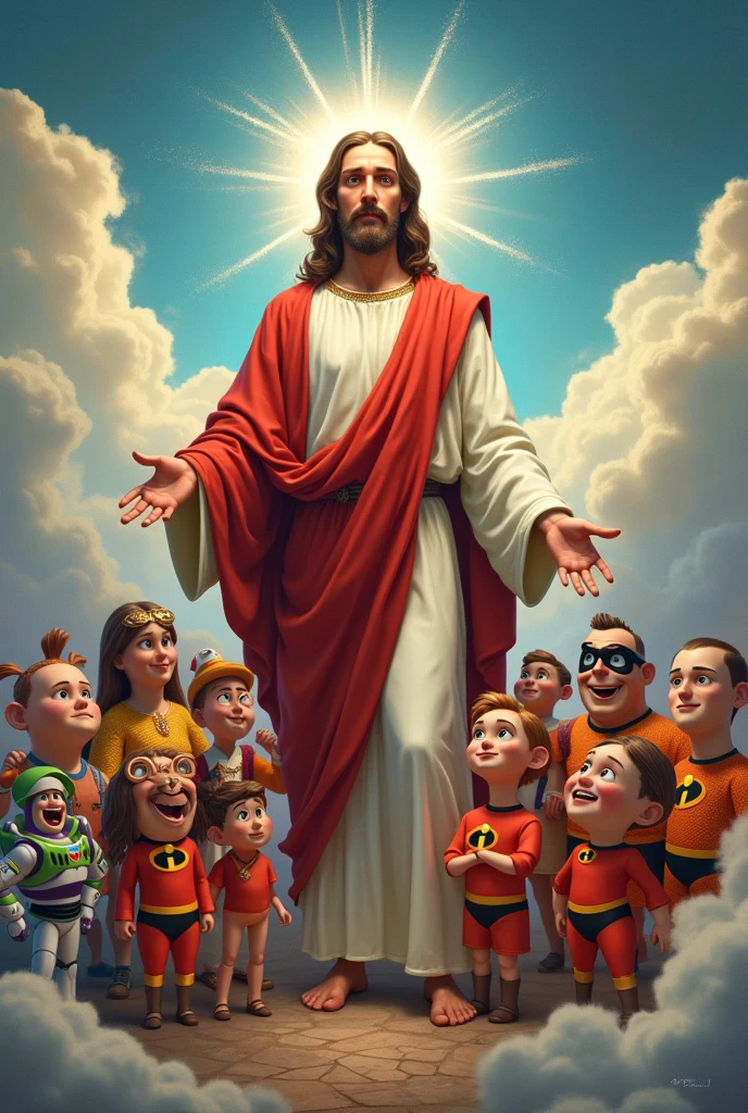 Jesus Christ and his Pixar brothers
