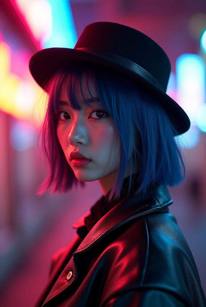 Japanese fashionista from Harajuku, 24mm, textures 4k, soft cinematic light, Adobe Lightroom, photo laboratory, HDR, intrikate, highy detailed, sharp focus, soft shades, insane details, intrikate details, hyperdetailed, low-contrast, soft cinematic neon light, Exposure Mixing