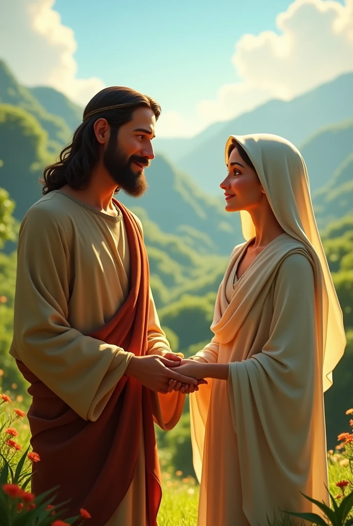 Jesus and Mary Magdalene Pixar
