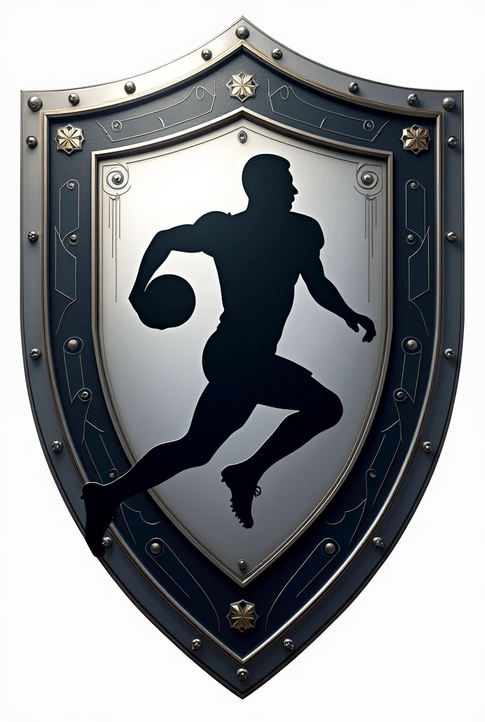 Football shield with transparent background