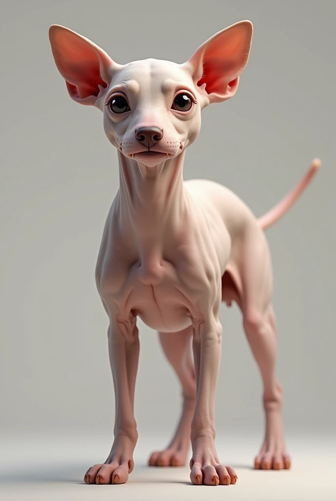 Naked dog