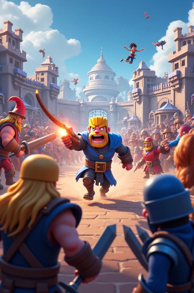 Take some photos of clash royale for a YouTube channel 