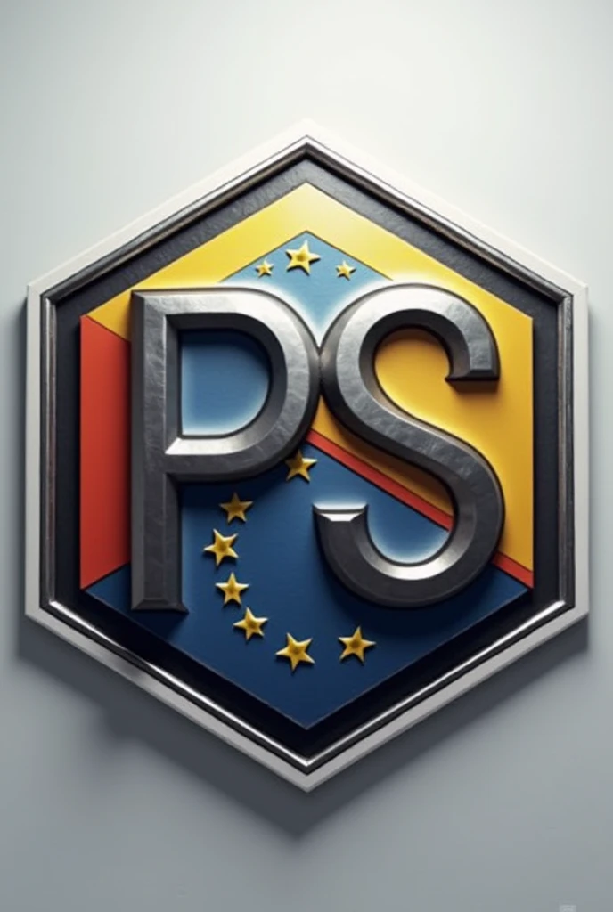 Octagonal logo of Venezuelan political party with "P S",   clearly legible , Also that it is FHD quality