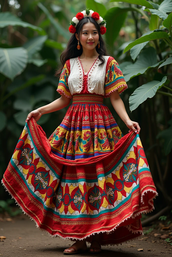 Folkloric costume of Nicaragua 