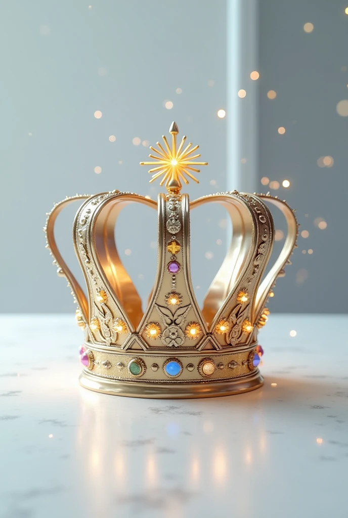 A modern beauty queen crown that represents high school students and stars, as well as being a crown that symbolizes determination and the intention to achieve goals successfully.