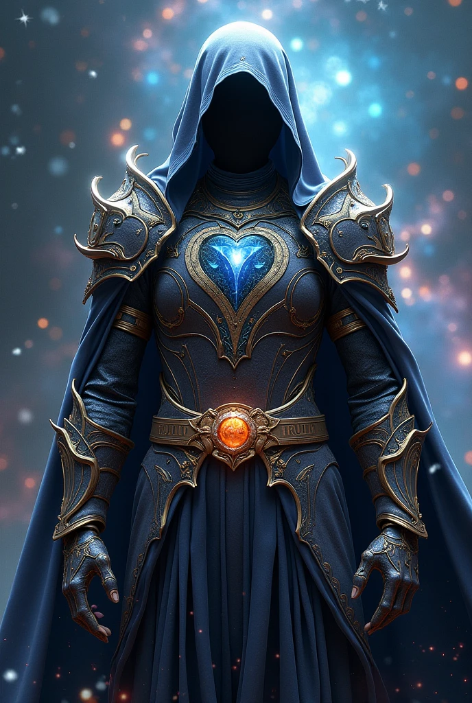 A belt of celestial armor worn, with a visual highlight for the word "truth" engraved on it, symbolizing support and firmness.