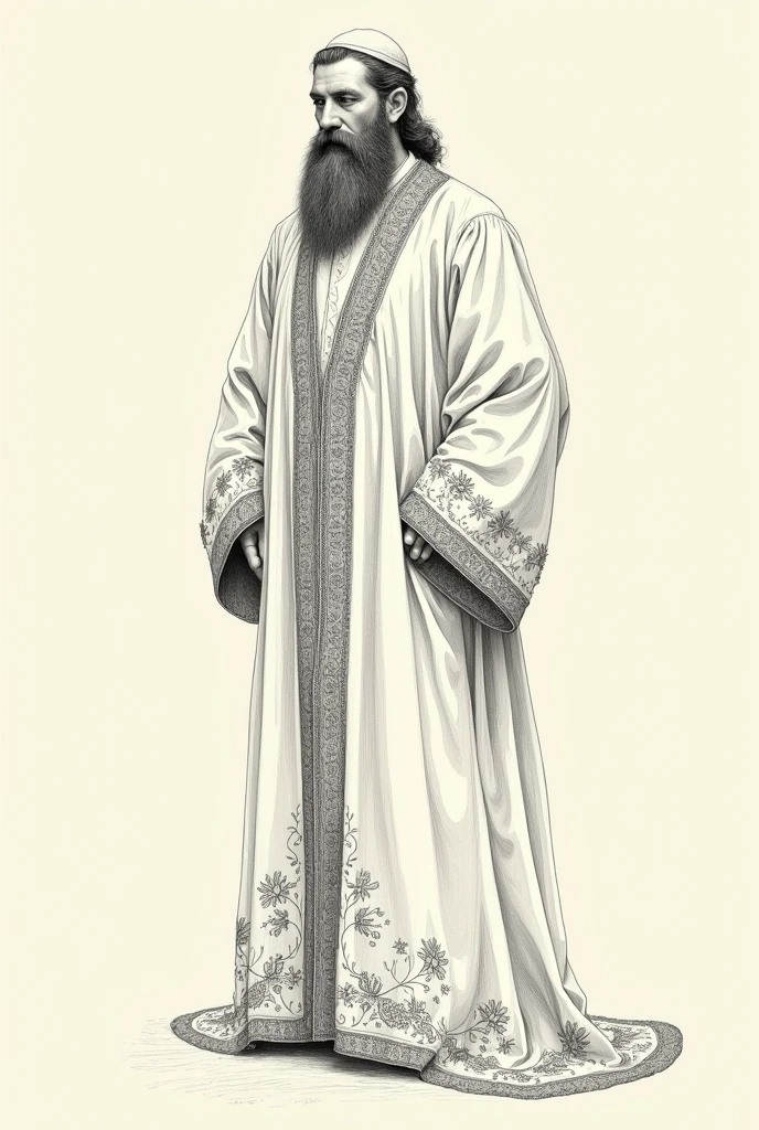 Jewish costume drawing