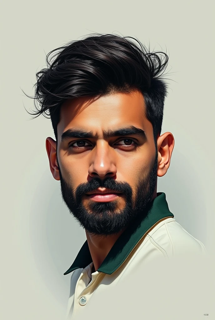 Make a logo of babar azam 4k edited logo
A real picture