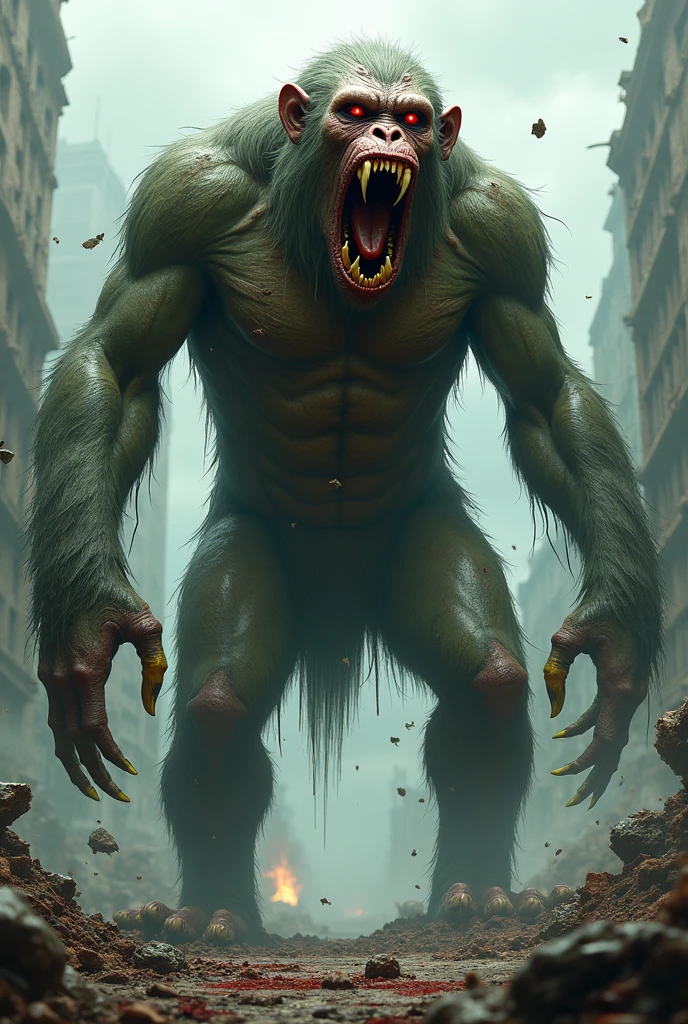 giant zombie monkey