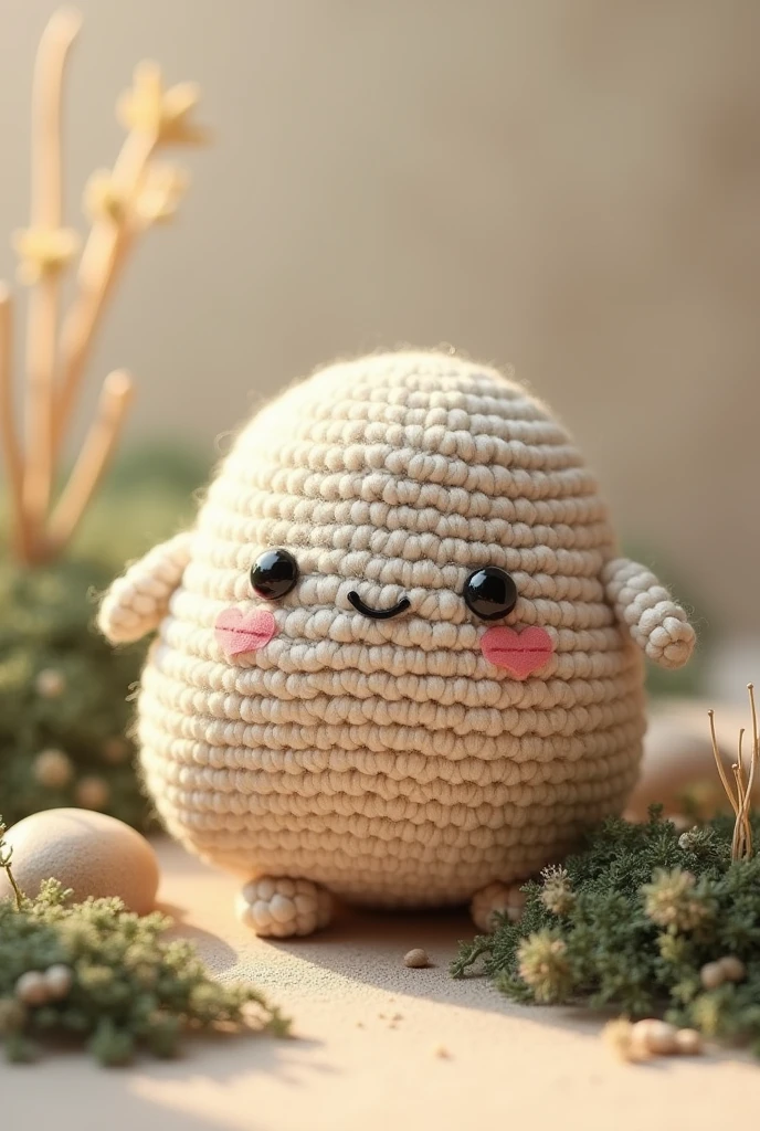 The amigurumi rock