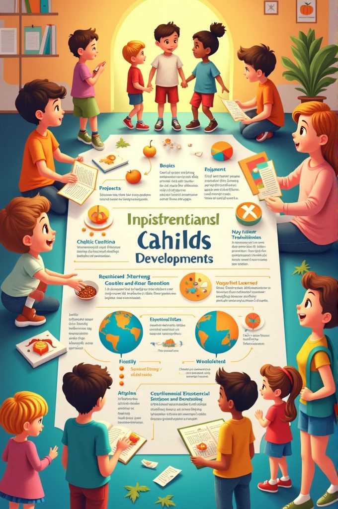 poster about basic concept related to the child and adolescent learner growth and development
