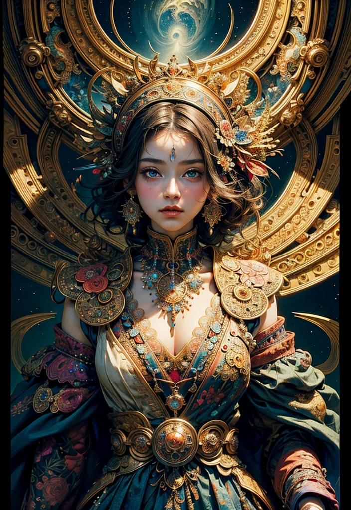 (masterpiece, Highest quality, Highest quality, Official Art, beautifully、aesthetic:1.2), (One girl), Very detailed,(Fractal Art:1.3),colorful,Most detailed