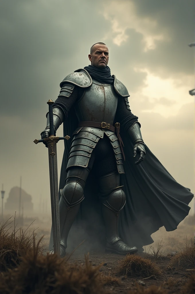 A knight fighting against an idea that they want to impose on him