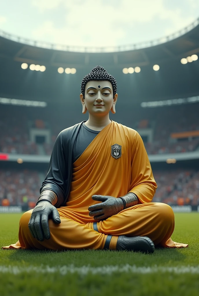 Buddha football goalkeeper
