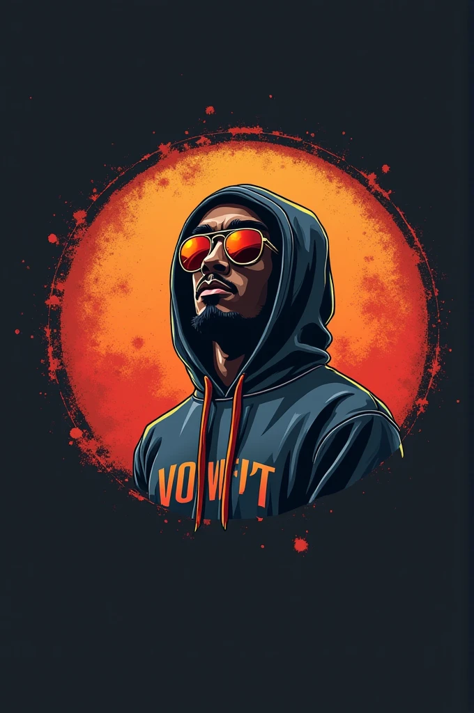 I want a logo for my streetwear clothing store, a round logo to put on your Instagram profile