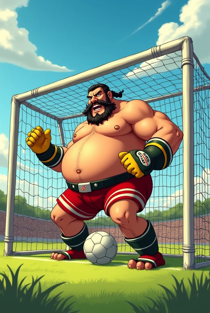 Obelix football goalkeeper 