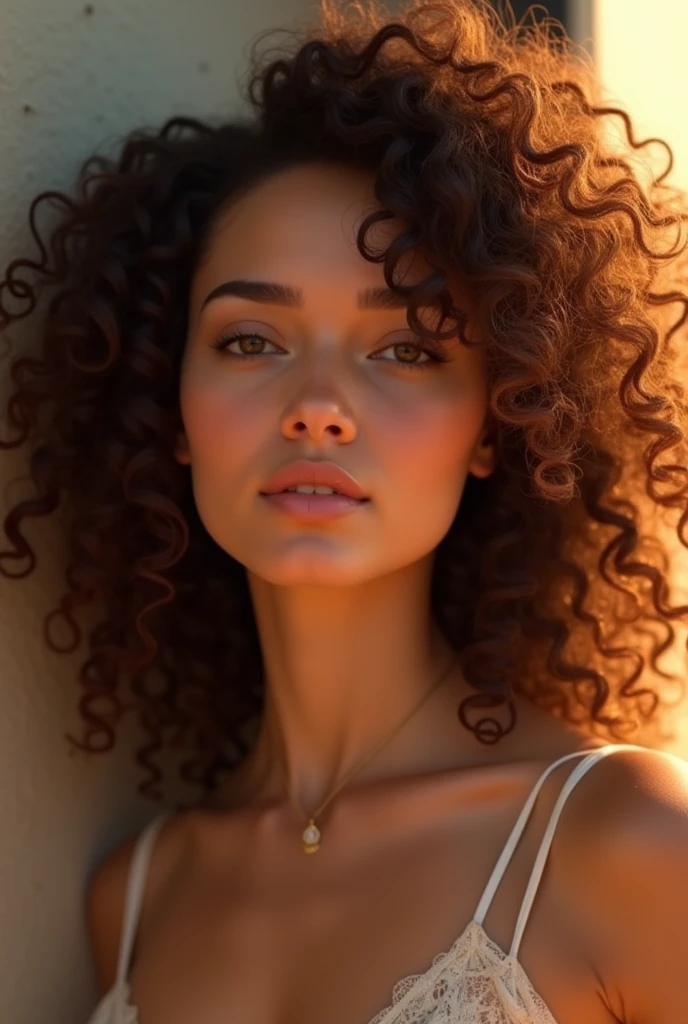 hot curly girl