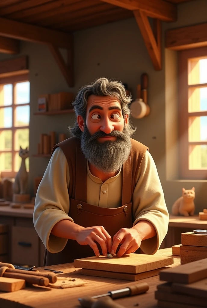 Joseph, father of Jesus, carpenter Pixar
