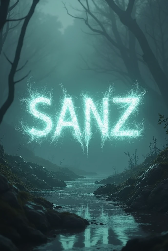 create a picture with the letters: SANZ