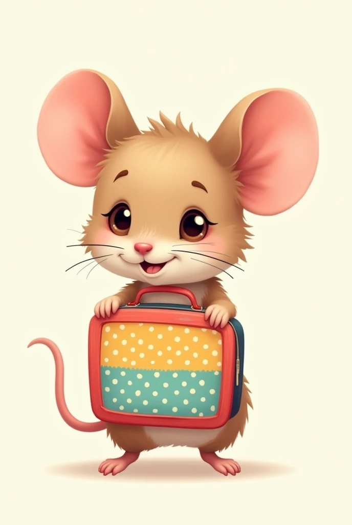 mouse with lunchbox