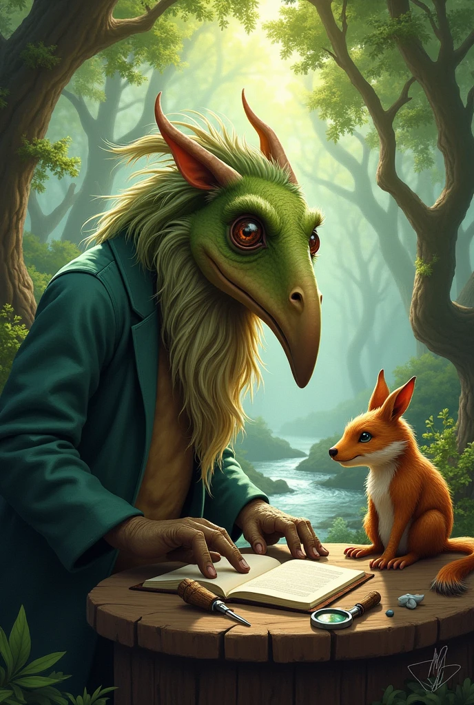 Create the image of a PLATYPUSS as an ENT doctor examining a patient