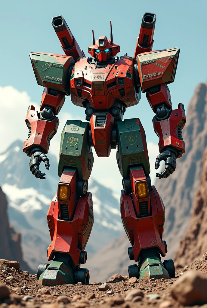 Chile-themed war robot