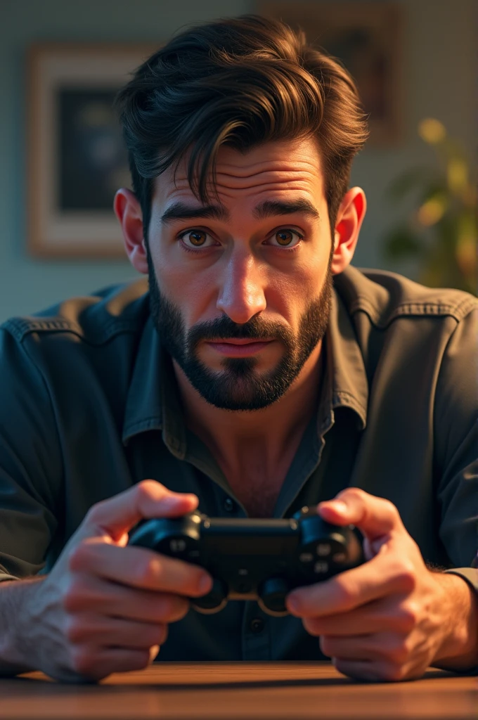 Homme ayant le choix entre deux jeux vidéos